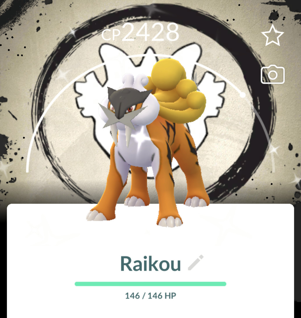 Pokémon Shiny Raikou Special Background Go Fest 2026 - GO Read description
