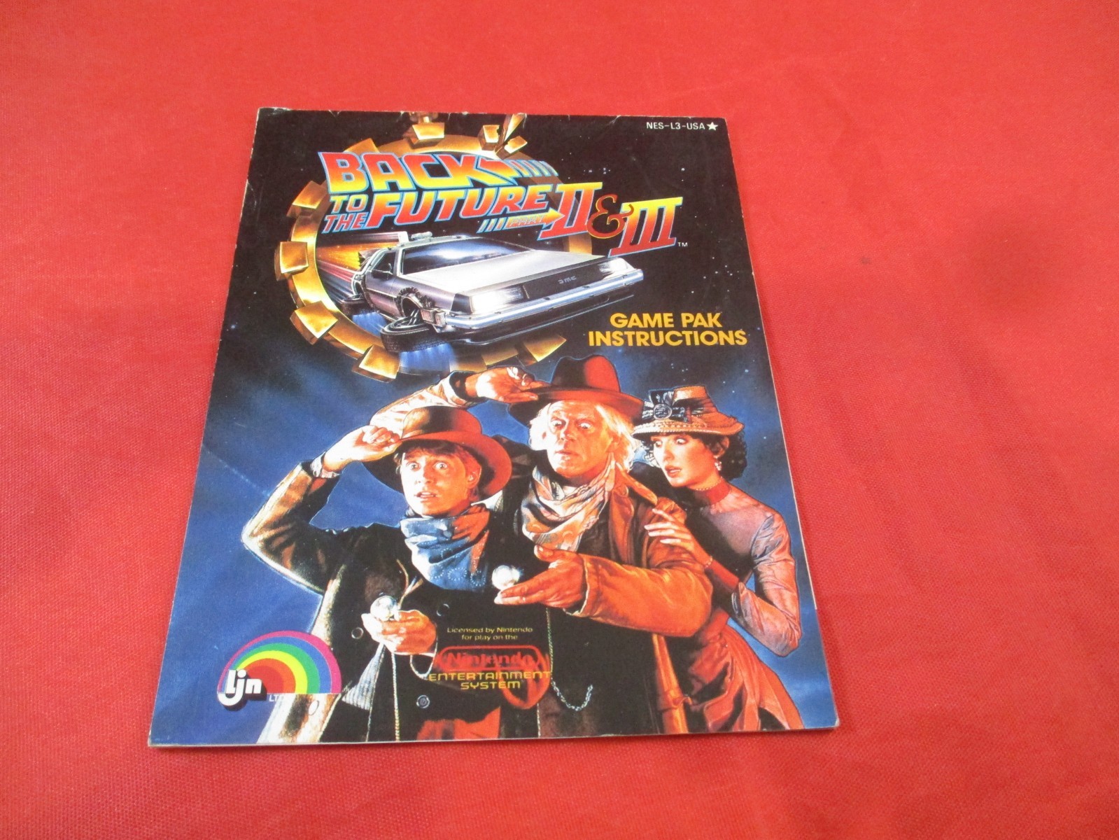 Back to the Future II & III Nintendo NES Instruction Manual Booklet ONLY #Y