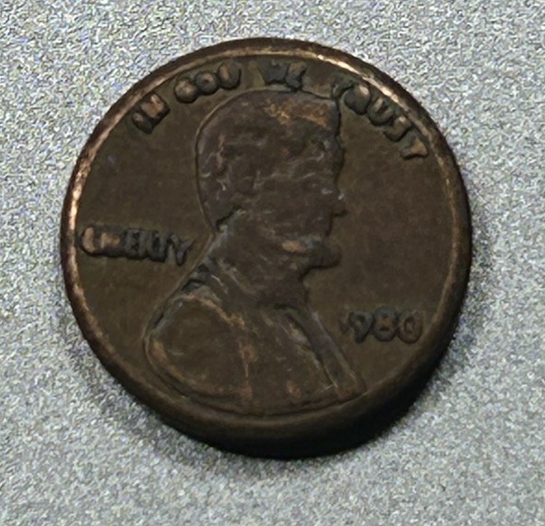 1980-P Miniature Lincoln Memorial Cent
