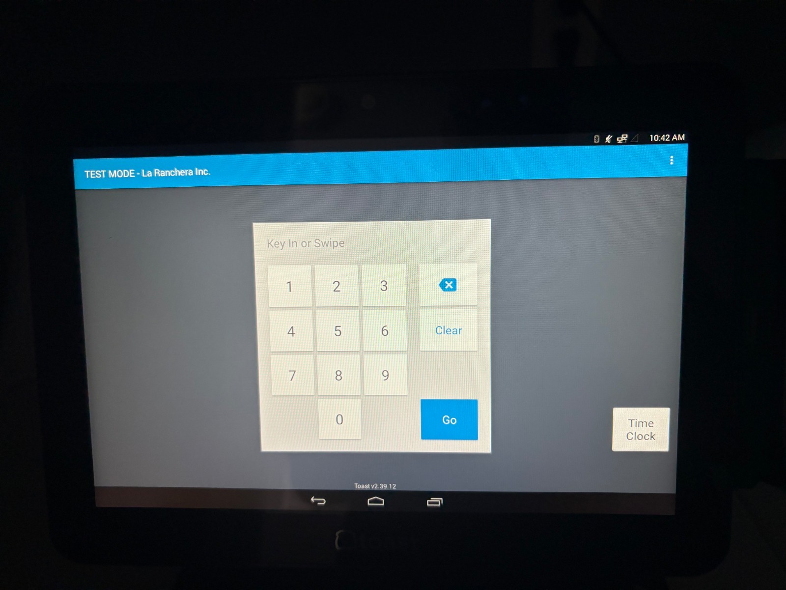 Toast Elo MSM8960 Touch Android POS System w/ Card Reader