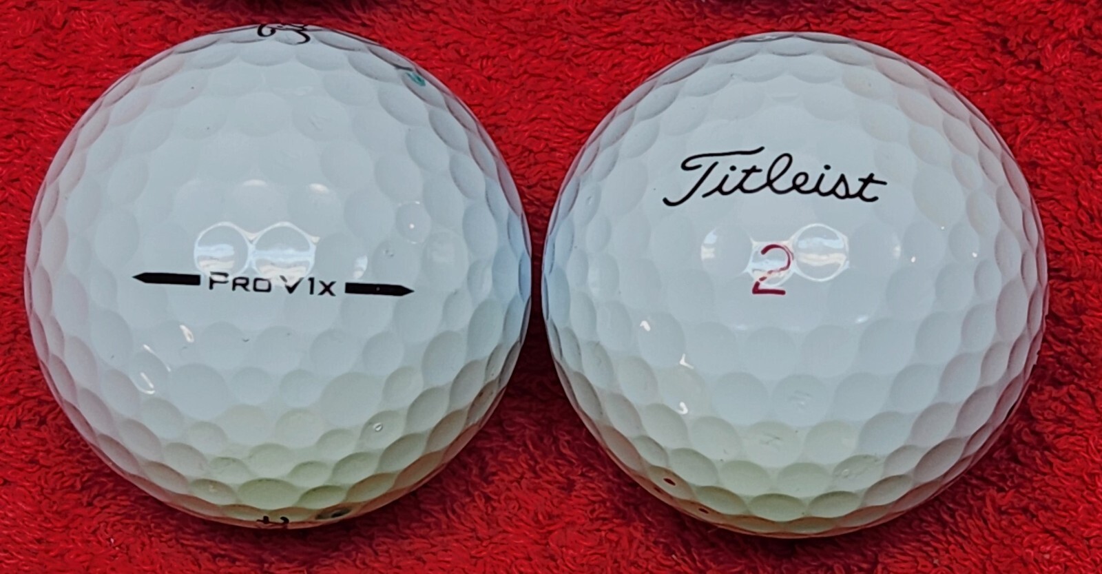 12  of the NEWEST 2026 Titleist Pro V1X grade AAAAA used ProV1X  2026 graphics