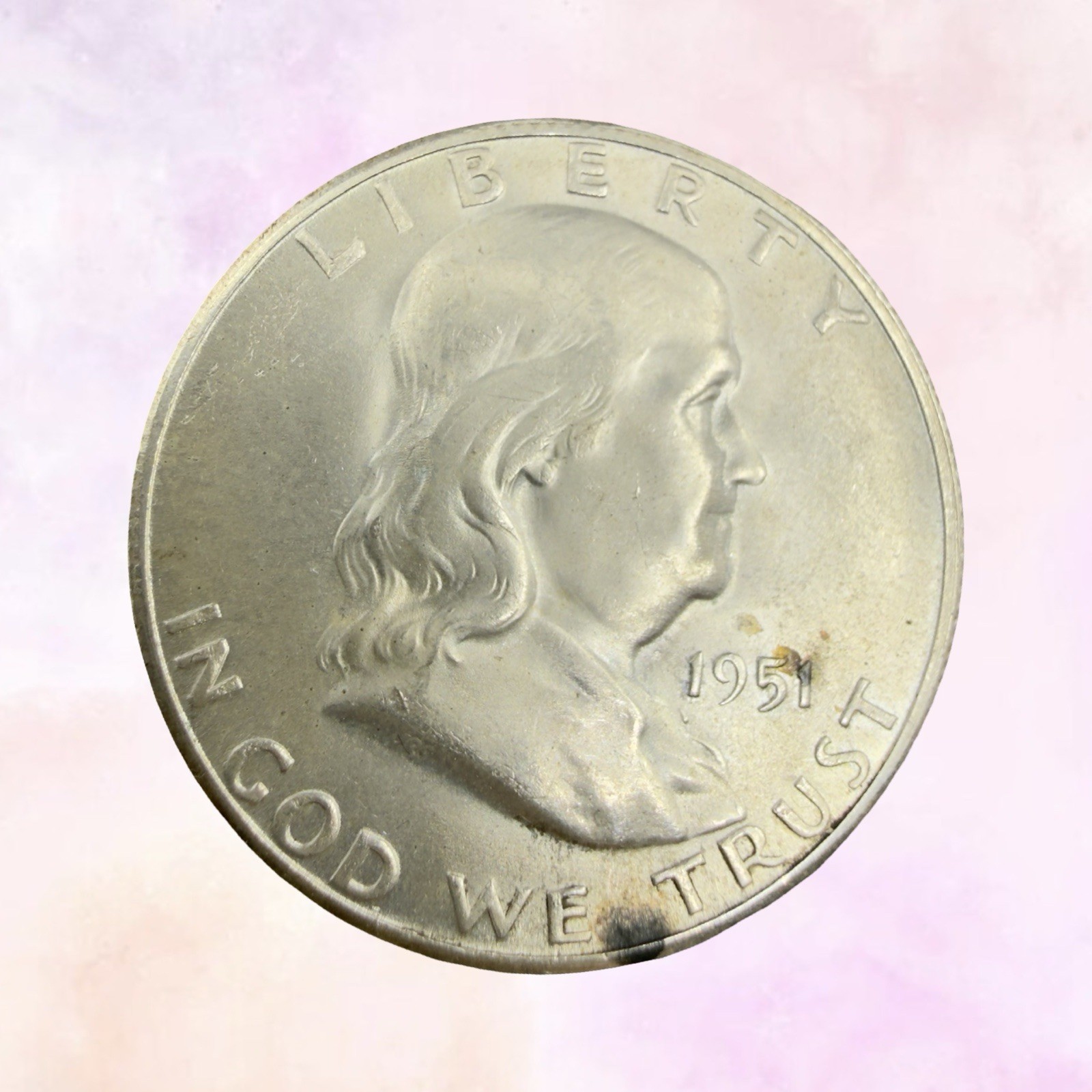1951-S United States BEN FRANKLIN 🖤 HALF DOLLAR 90% SILVER COIN US .50 CENT 50C