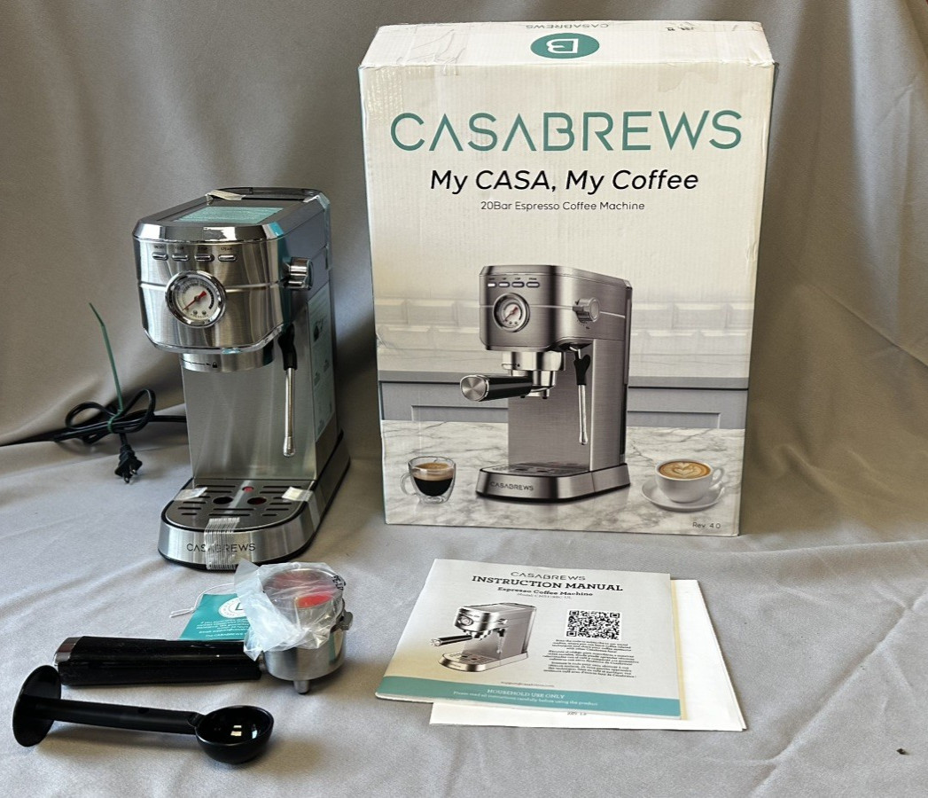 Casabrews 20 Bar Espresso Machine My Casa My Coffee Home Barista CM5418BC-UL