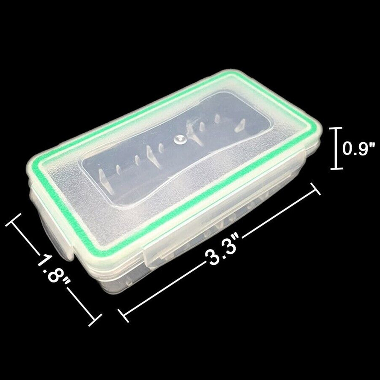 10 PCS Waterproof Battery Storage Case Holder Organizer for 18650/16340 Battery