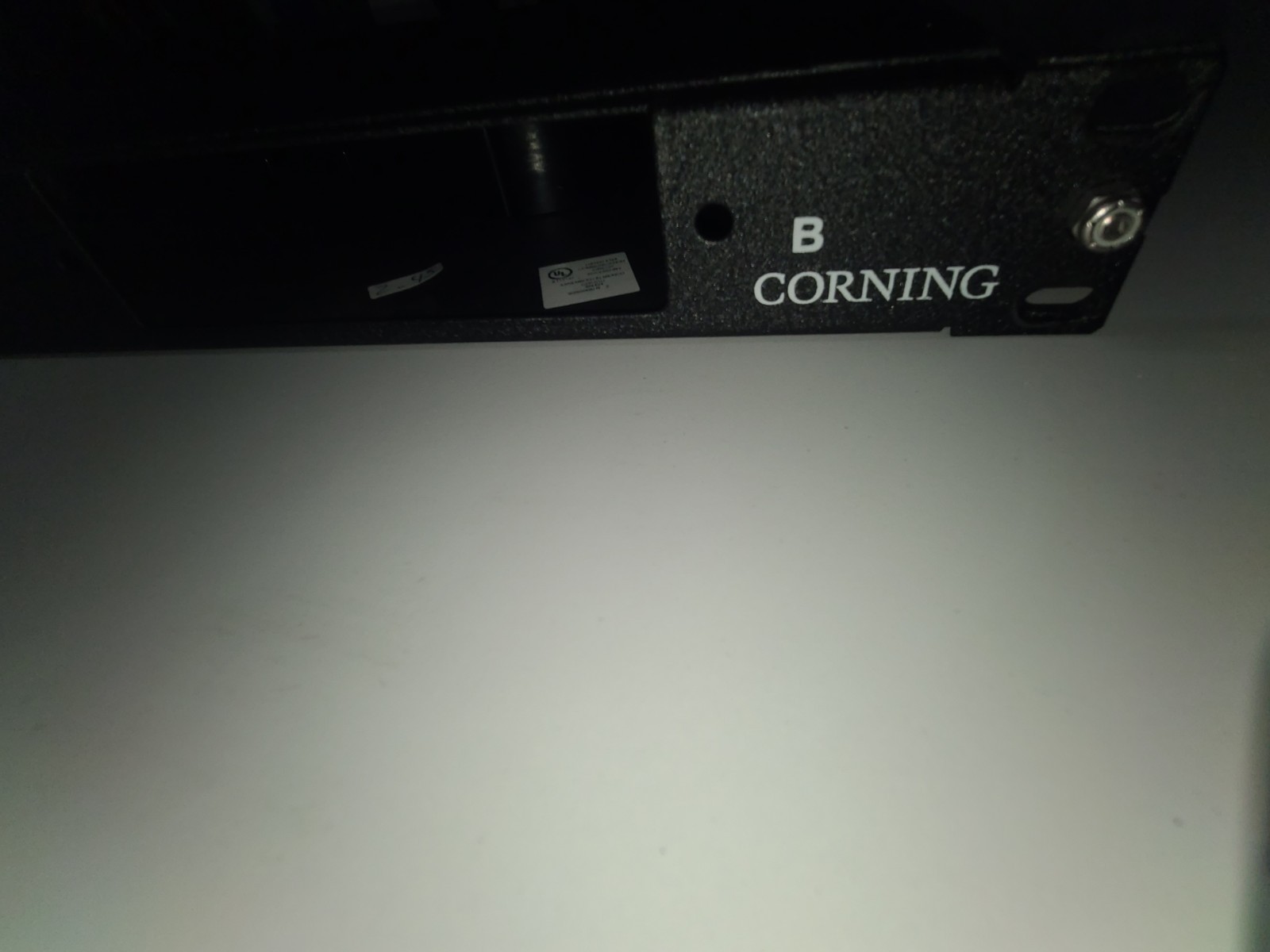Corning Fiber Panel Housing 1 Rack Unit CPP-01U - Excellent Condition