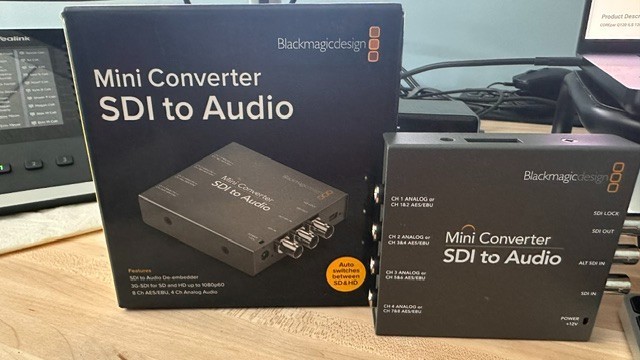 Blackmagic Design, Mini Converter  -  Audio to SDI