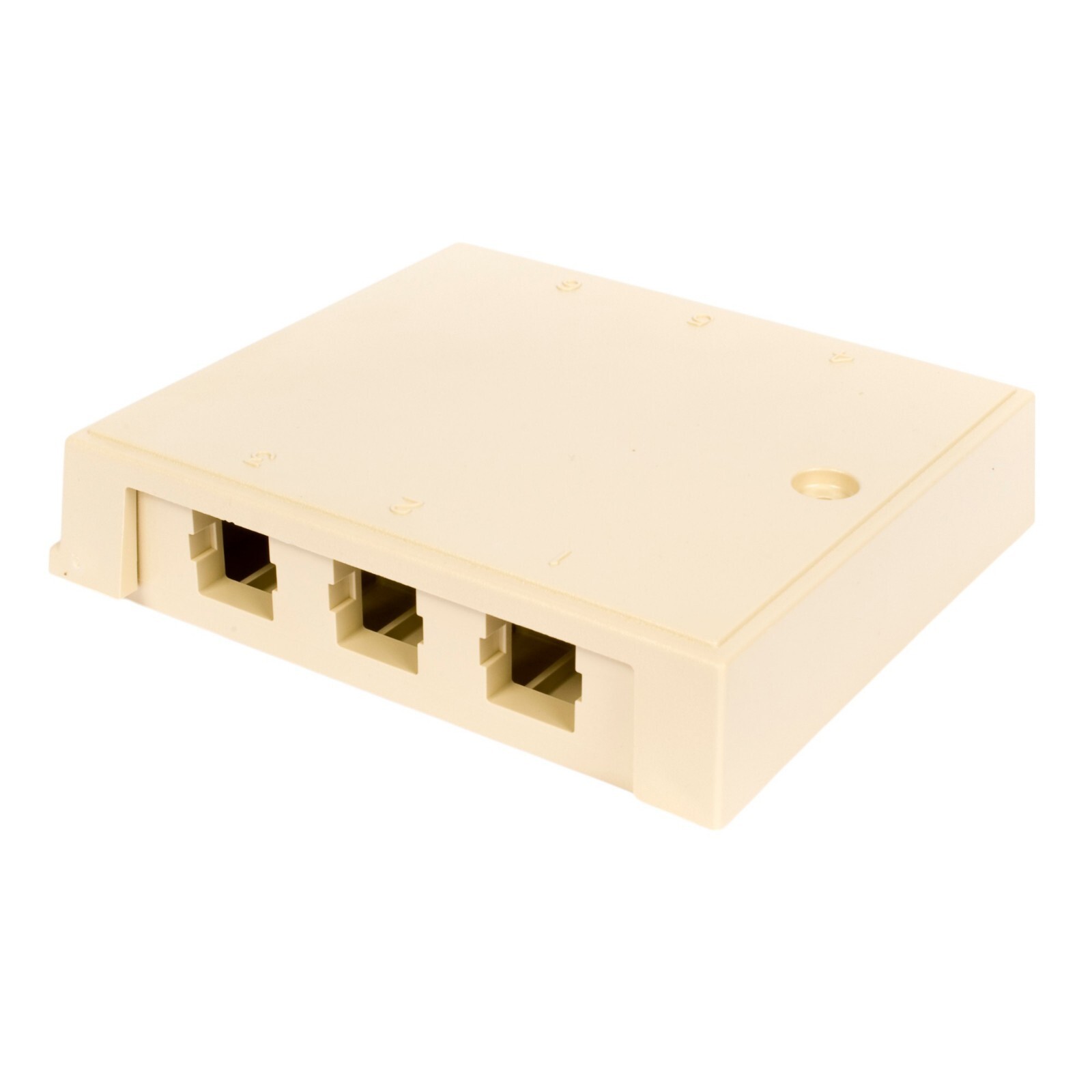 CommScope M106SMB-246 Type M106 Surface Mount Box 6 Port 107431546 Ivory