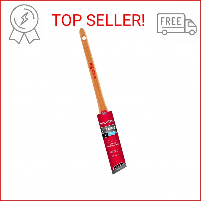 Wooster 912-0041810010, 1-Inch, Purple Brush 4181-1 Ultra/Pro Firm Willow Thin A