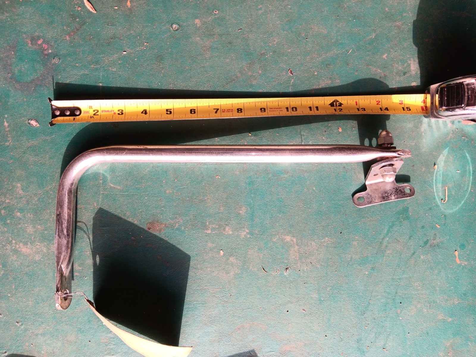 New Velvac Chrome Heavy Duty Elbow Fender Mirror Mounting Assembly
