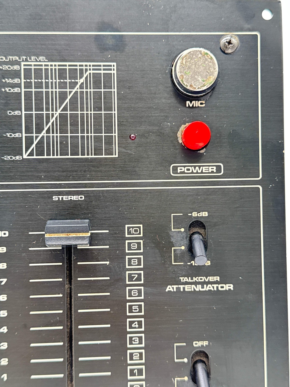 Numark DM-1150A DJ Audio Mixer Console Analog Untested Powers On