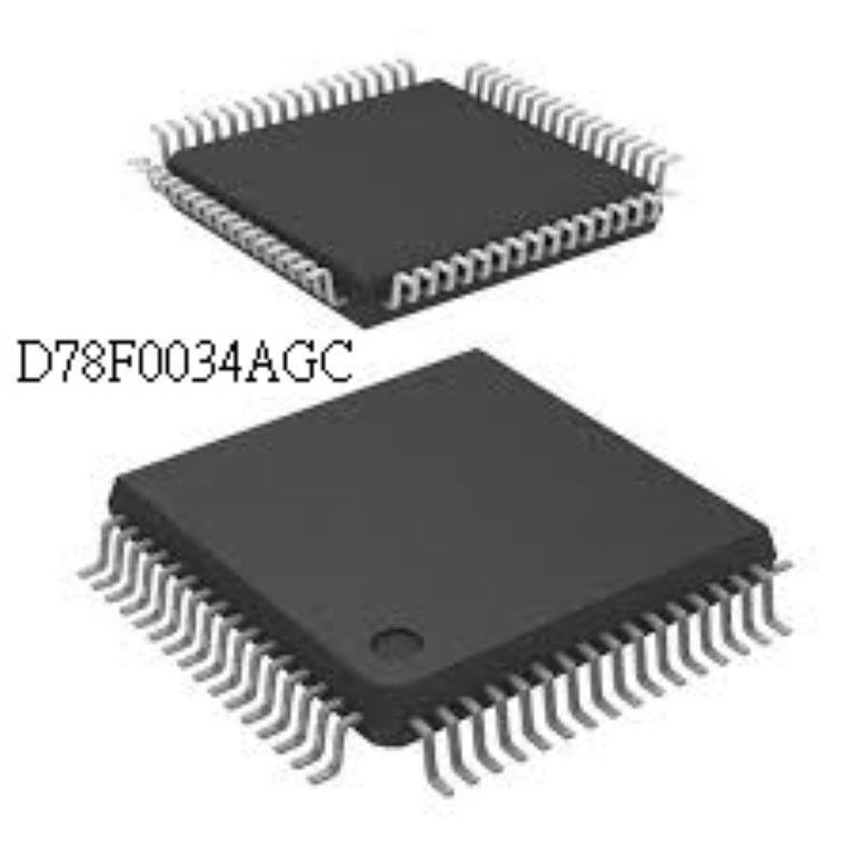 NEC D78F0034AGC QFP64 8-BIT SINGLE-CHIP MICROCONTROLLER RH