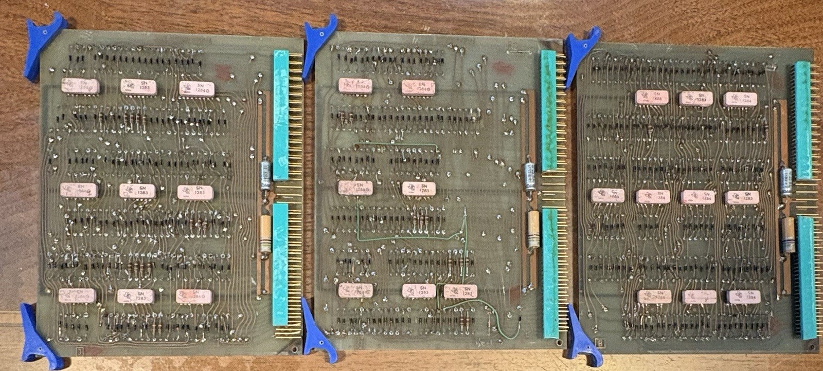 Rare Vintage Retro 1960s Friden Calculator Boards TTL TI 353092 SN1283