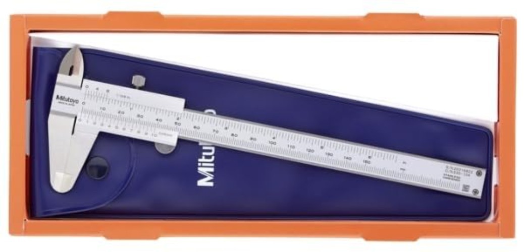 Metric Vernier Caliper, 0-150mm Range, 0.05mm Resolution