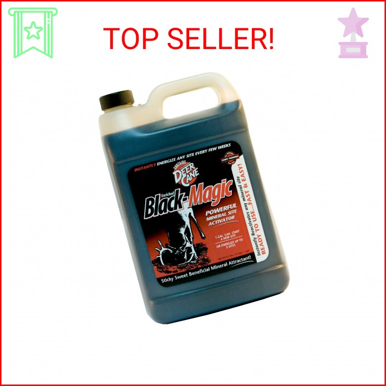 EVOLVED HABITATS Deer Cane Black Magic Liquid Mineral Deer Attractant - Fast & E