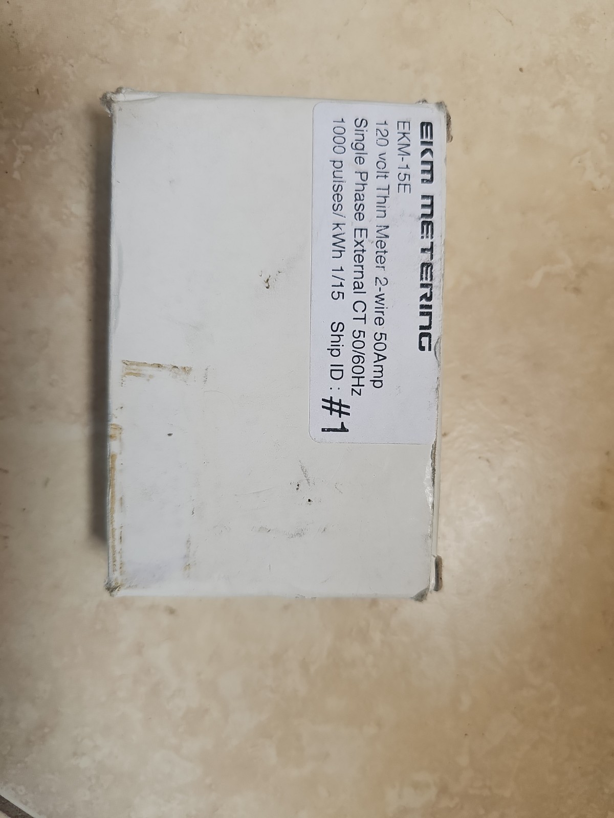 120 Volt Electric Kilowatt Hour Meter 50 Amp #1