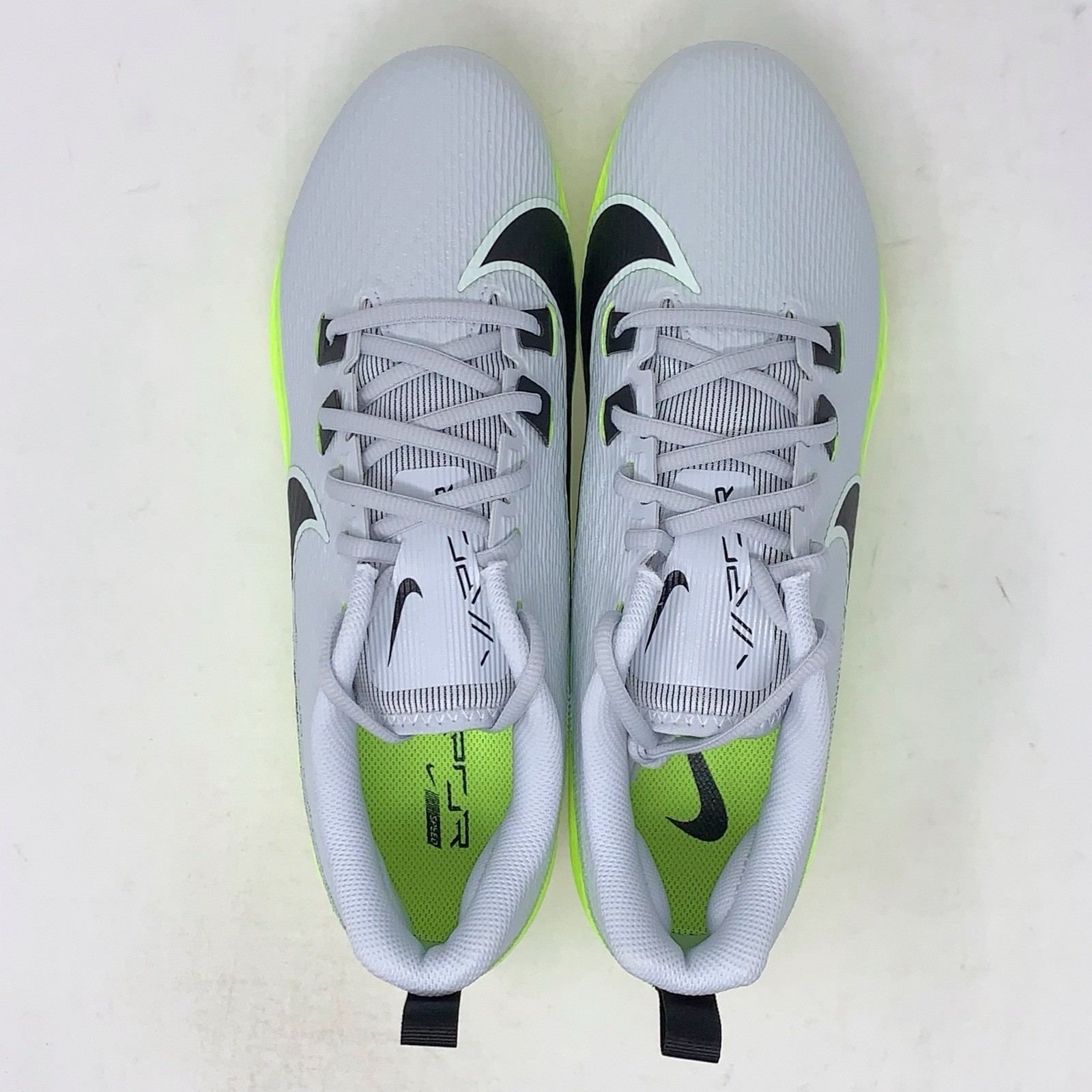 Nike Vapor Edge Speed 360 2 Volt Gray Football Cleats, Size 10 DA5455-004 BNIB