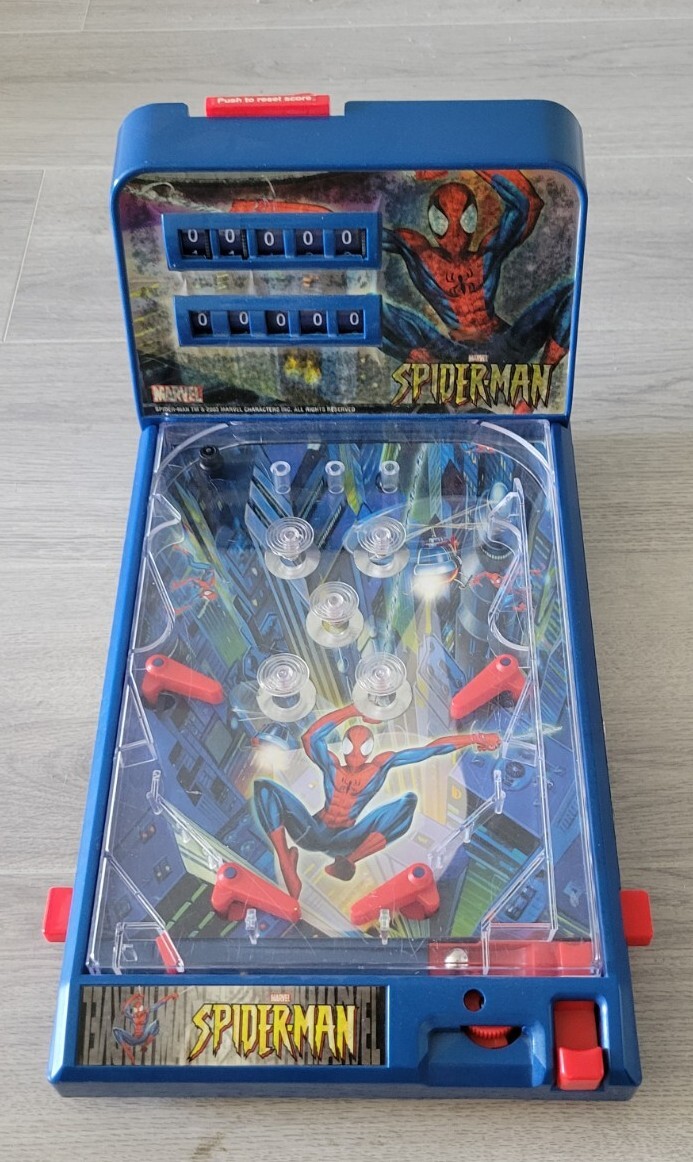2003 ULTIMATE SPIDER-MAN ELECTRONIC PINBALL FUNRISE TOY CORP