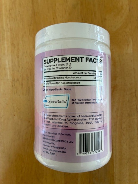 ALOURA NUTRITION BALANCE CREATINE MONOHYDRATE EXP 10/2028