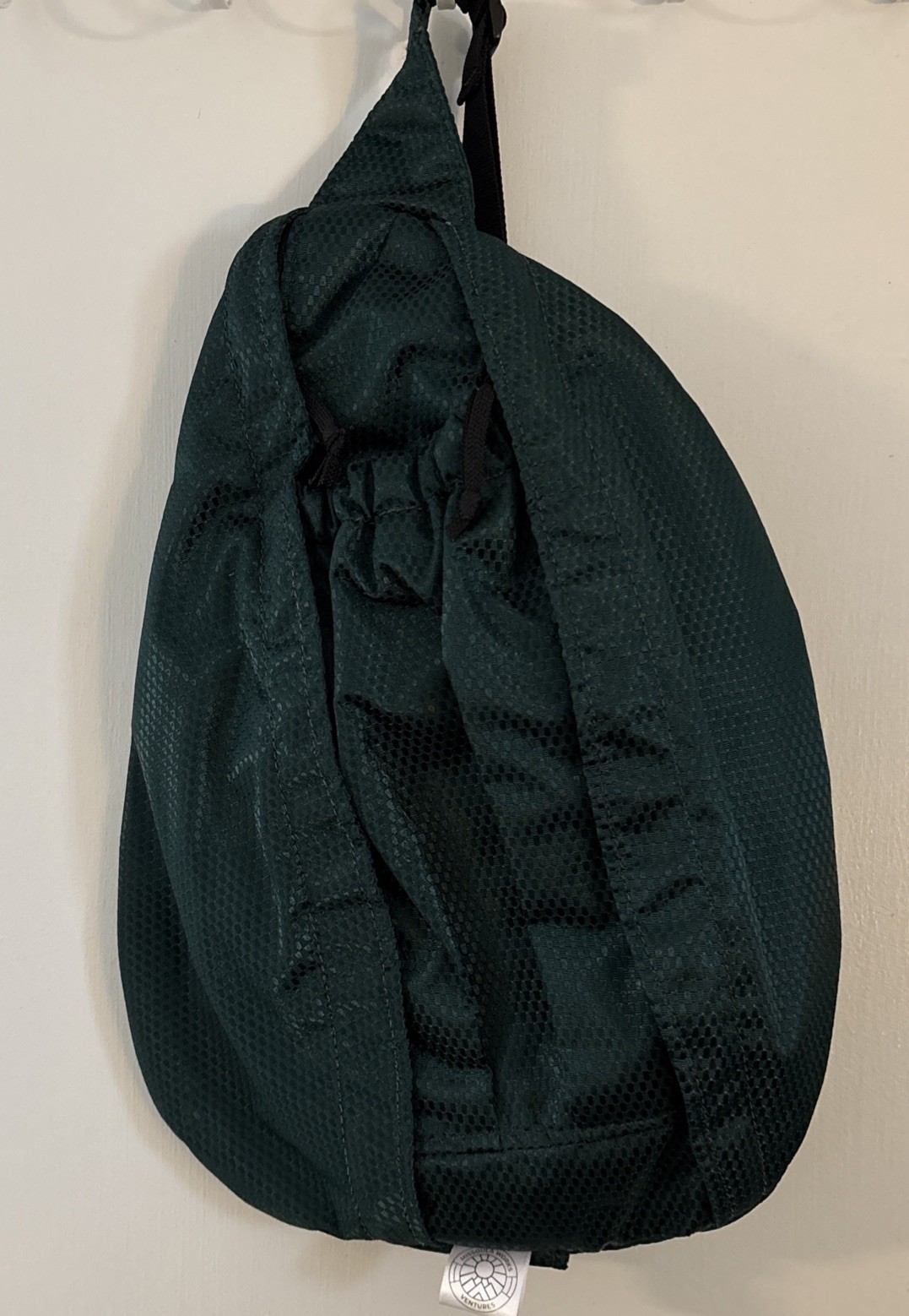 Missoula Works Ventures Sling Backpack Emerald Green 2 Zip Sides & Pocket