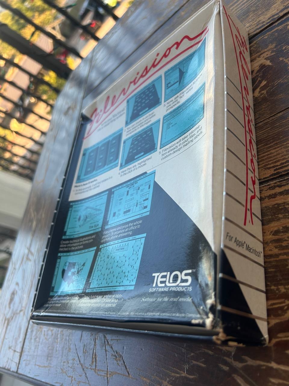 Vintage Filevision Macintosh Software Demo Copy w Box Manual & Disk