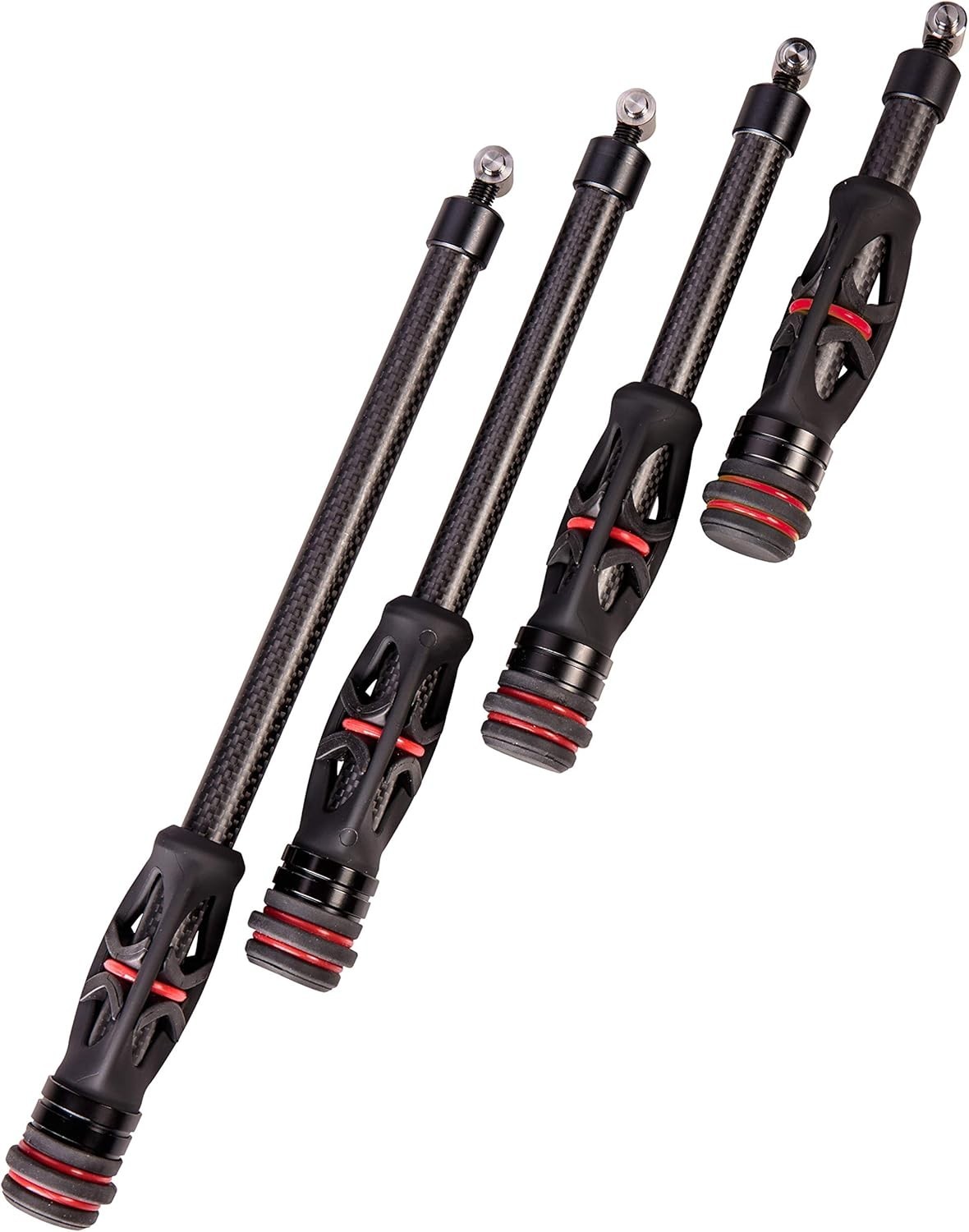Lightweight 8" Archery Stabilizer - Carbon Design with Customization Options