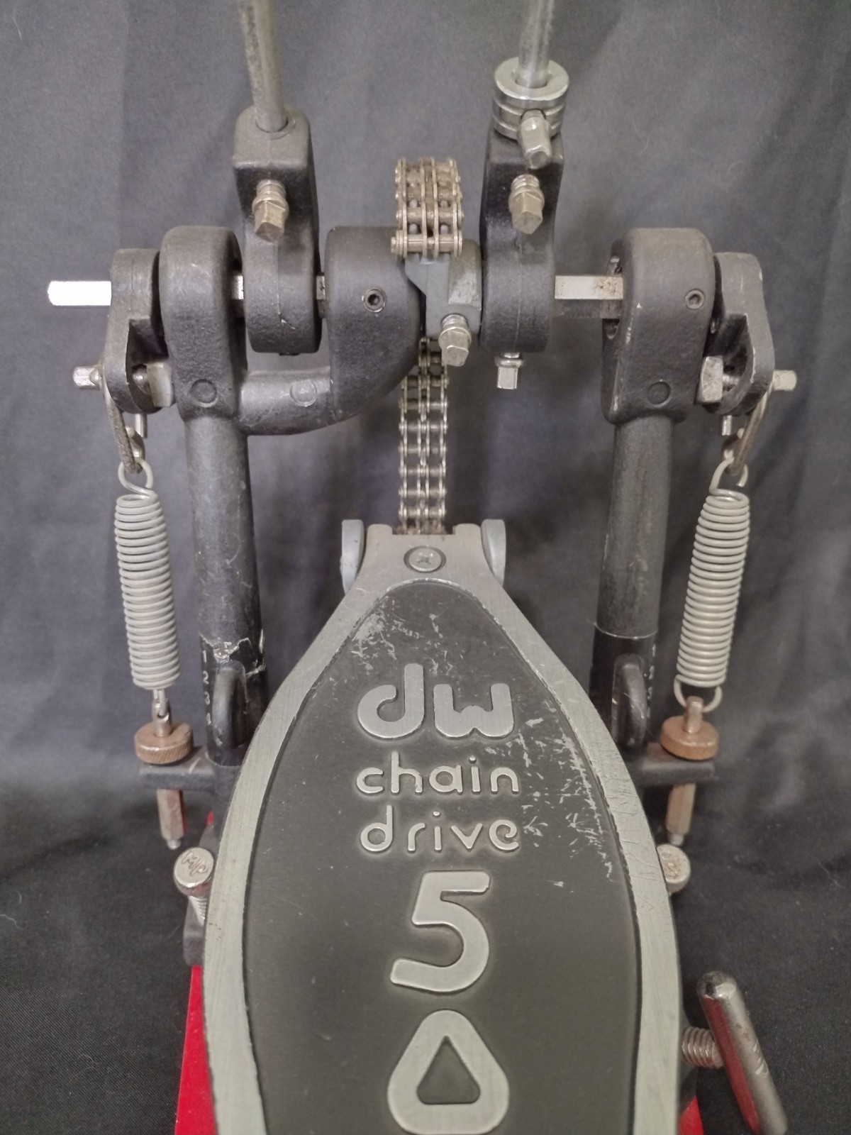 DW 5000 Double Kick Pedal w Drumhead Patch