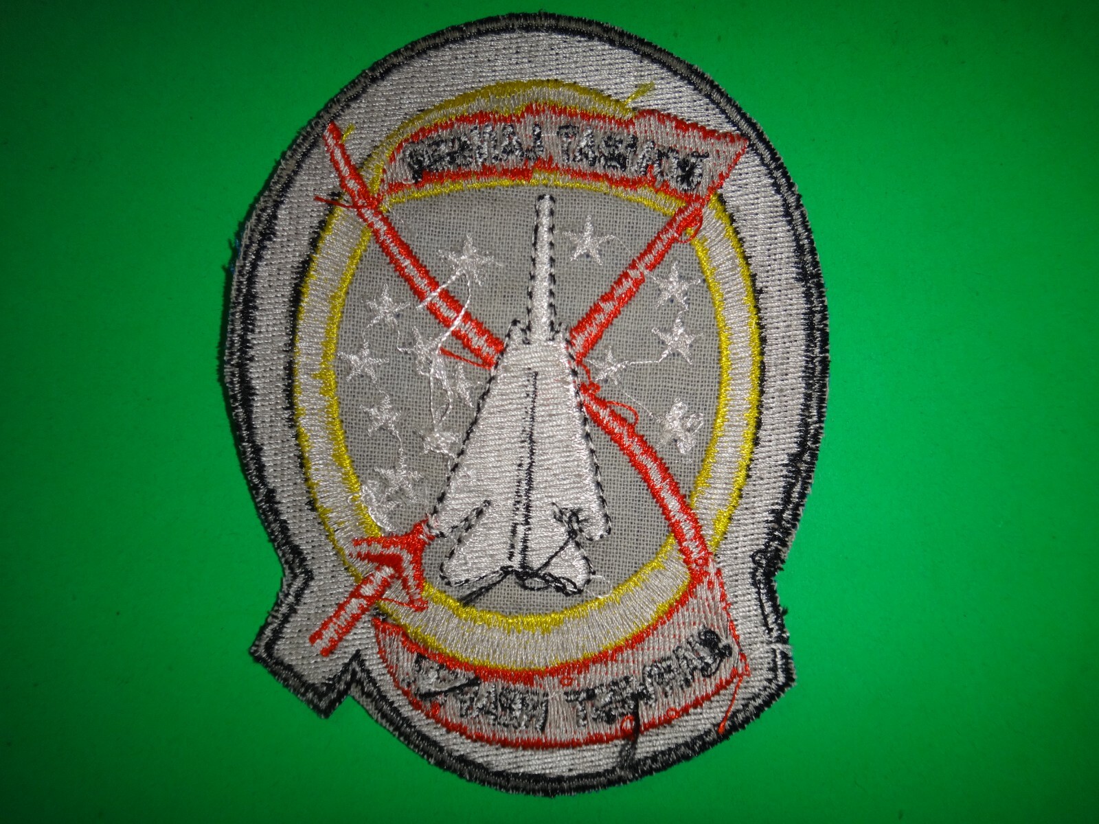 US Air Force COMBAT LANCER HARVEST REAPER Test Program Patch From Vietnam War