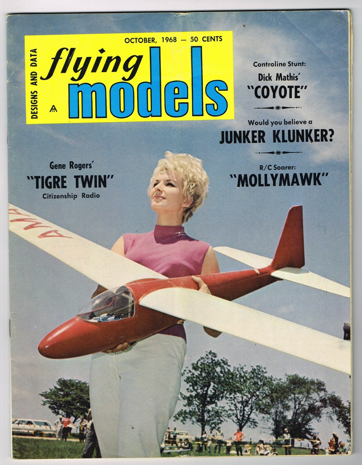 FLYING MODELS Magazine October 1968 Tigre Twin: R/C Twin sport by Gene Rogers