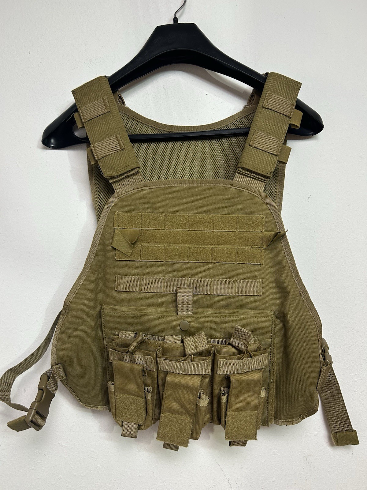 Tactical Vest Quick Release Plate Carrier Adjustable with Pouches | MOLLE System