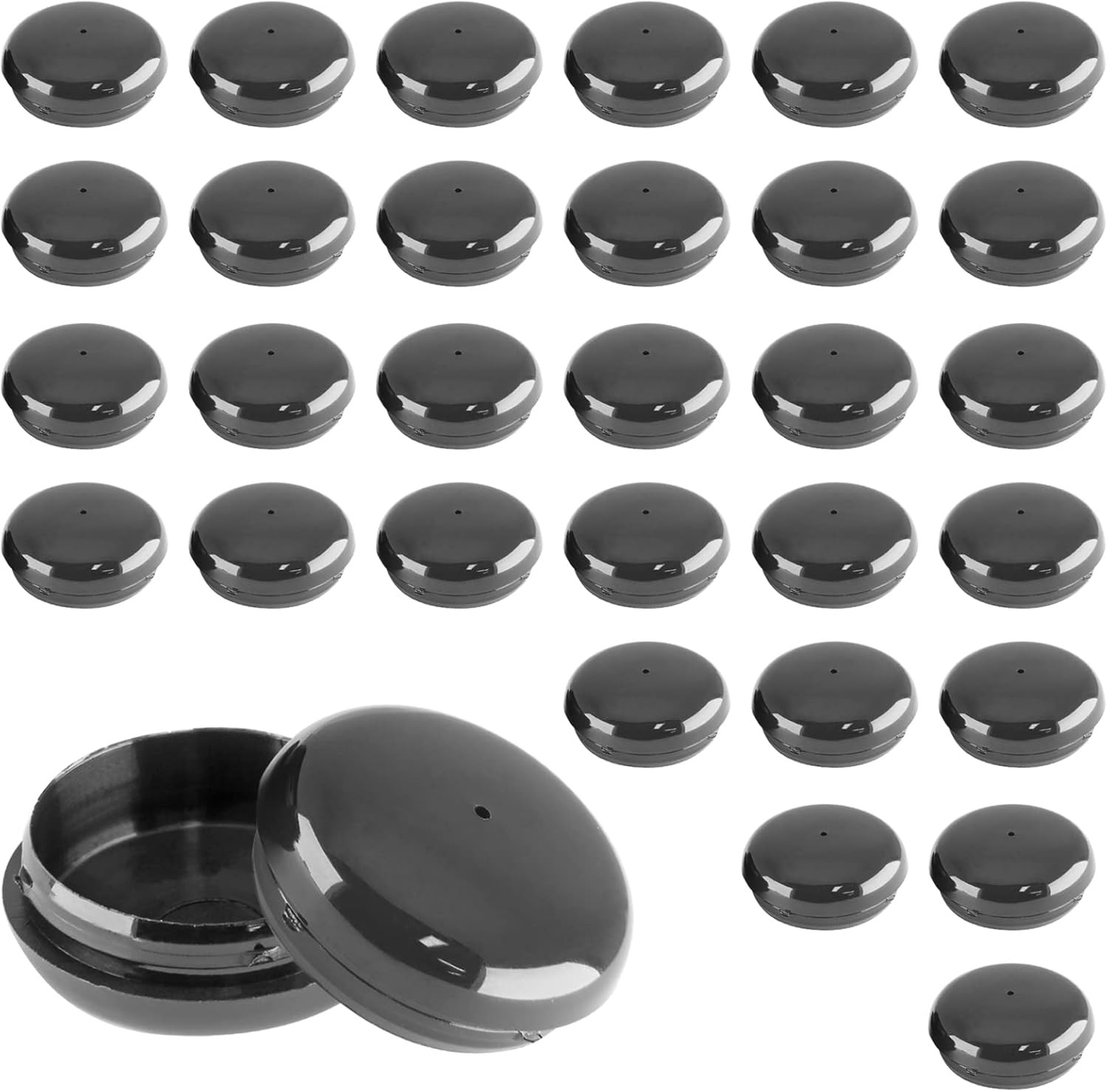 Luomorgo 16 Pack 1-1/2" Wrought Iron Patio Furniture Feet Caps Metal Furniture