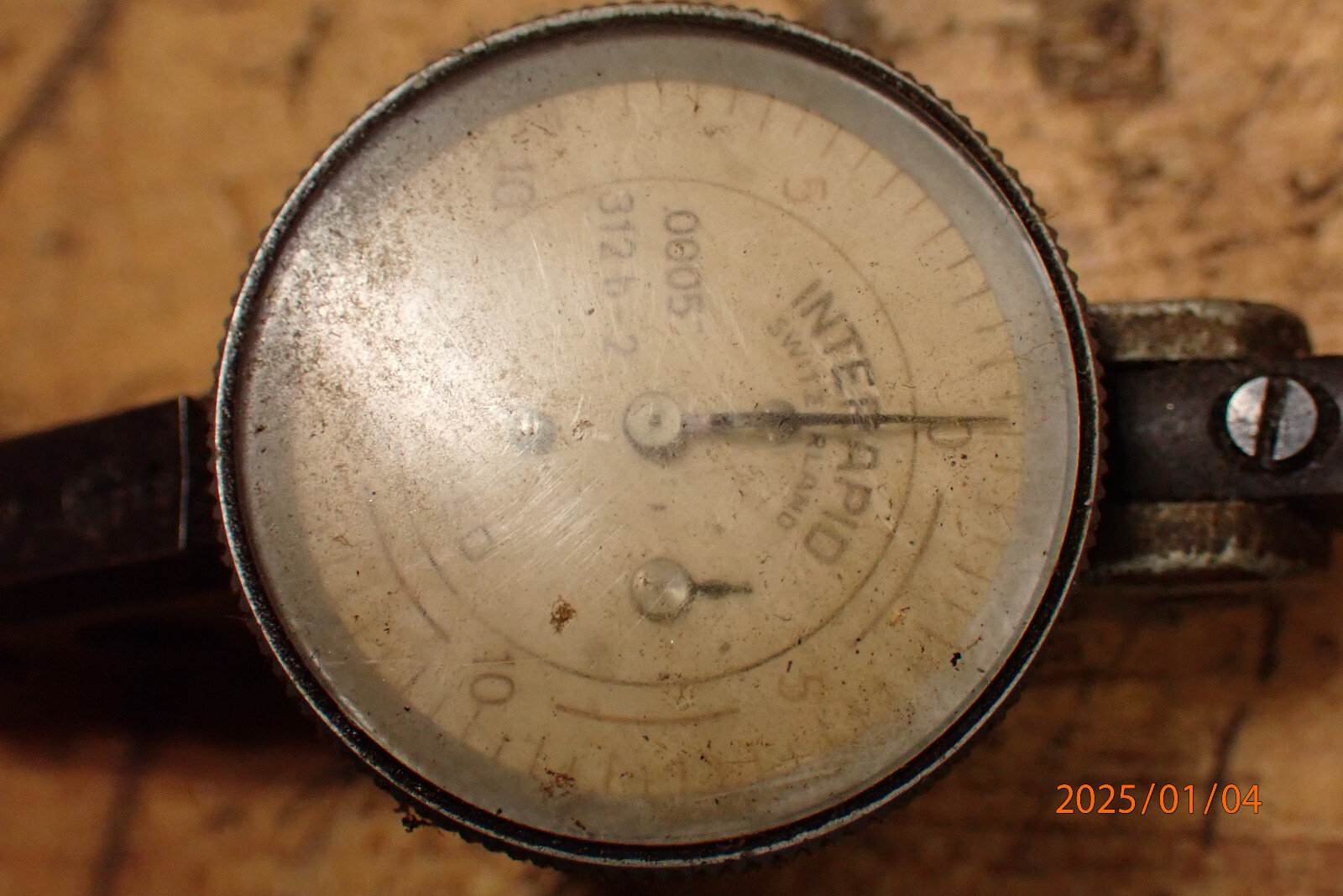 OLDER INTERAPID DIAL TEST INDICATOR 312B-2 MISSING CONTACT POINT
