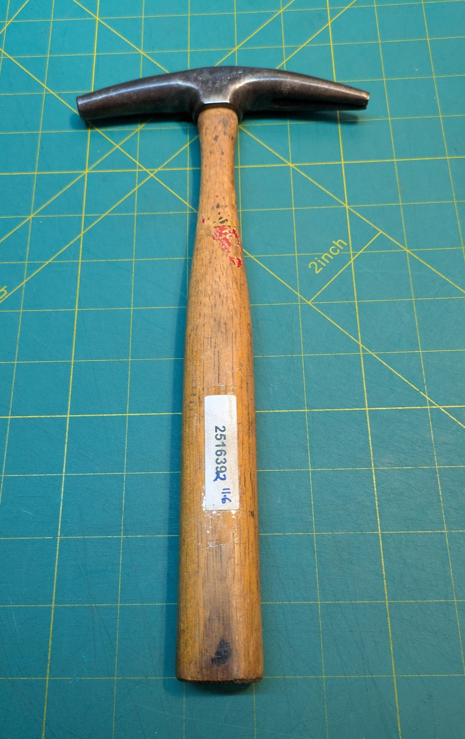 Vintage Steel Head Fairmount 42H Magnetic Upholstery Tack Hammer