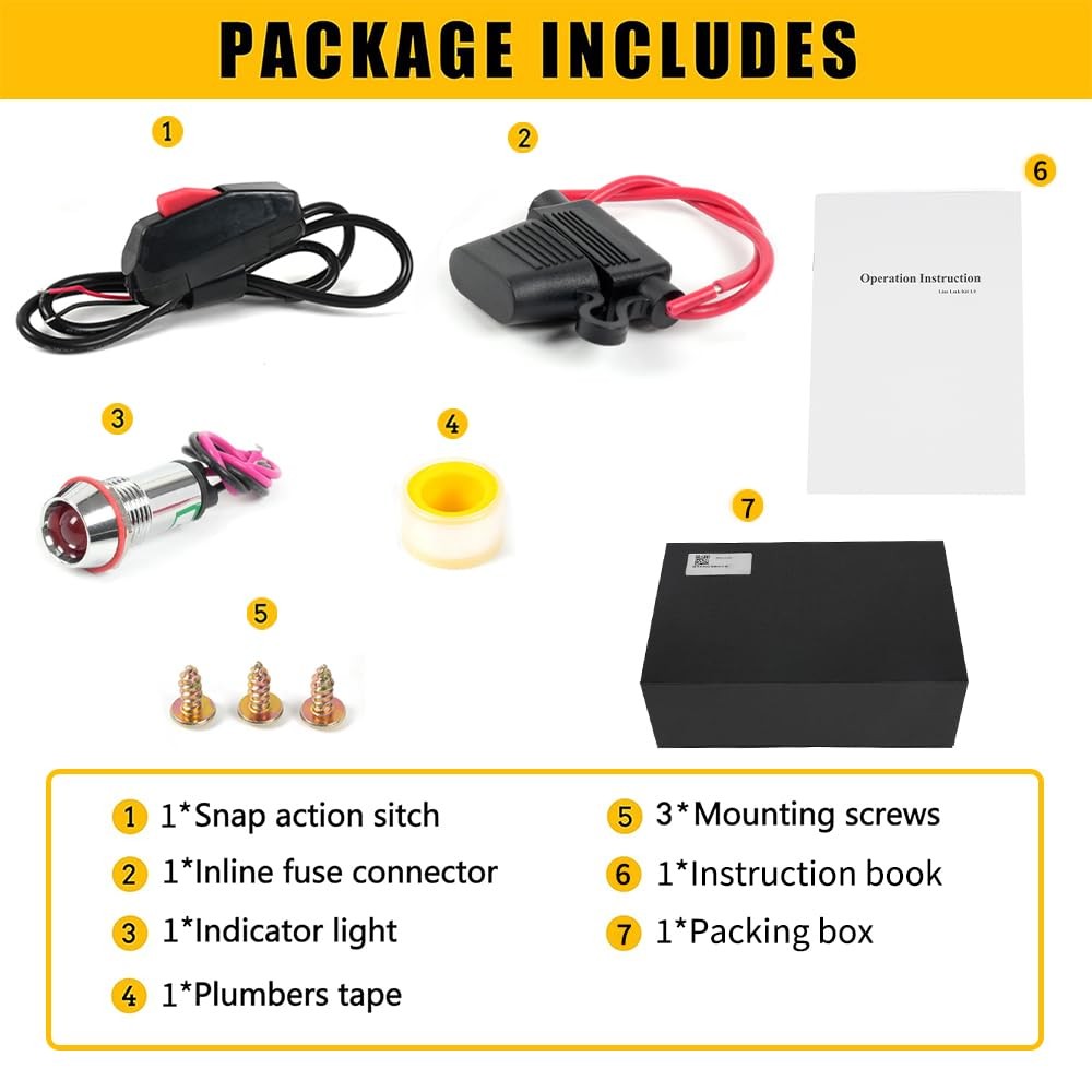 muge racing Front Brake Line Lock Kit Launch Control for Red