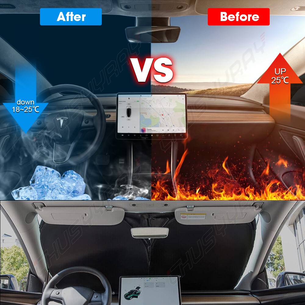 FOR Toyota Highlander Windshield Sun Shade Front Window Cover Visor UV Protector