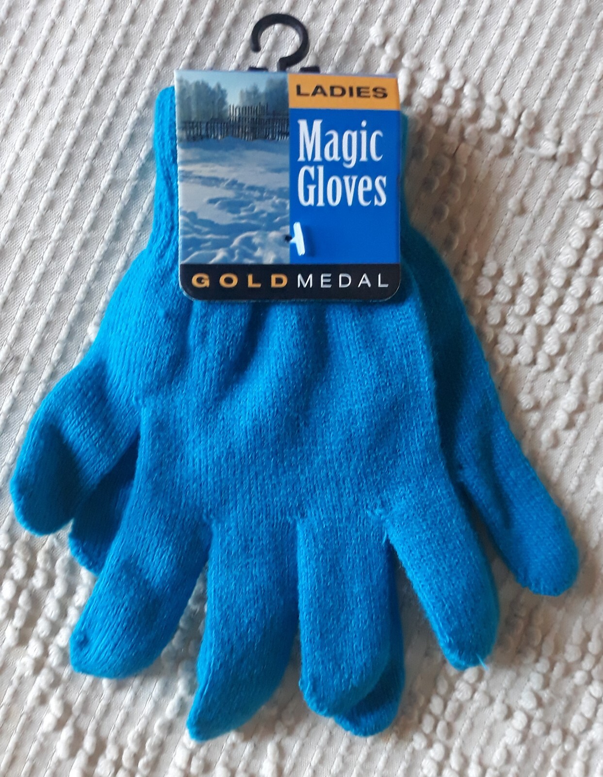 Ladies Goldmedal Magic Gloves One Size Fits All turquoise/blue