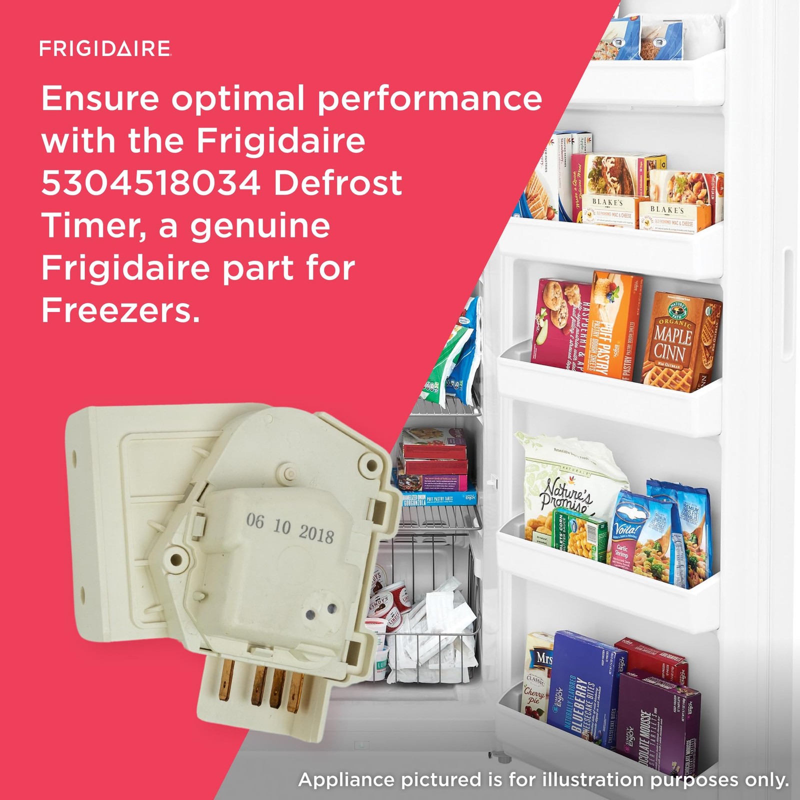 Frigidaire 5304518034 Defrost Timer For Freezers