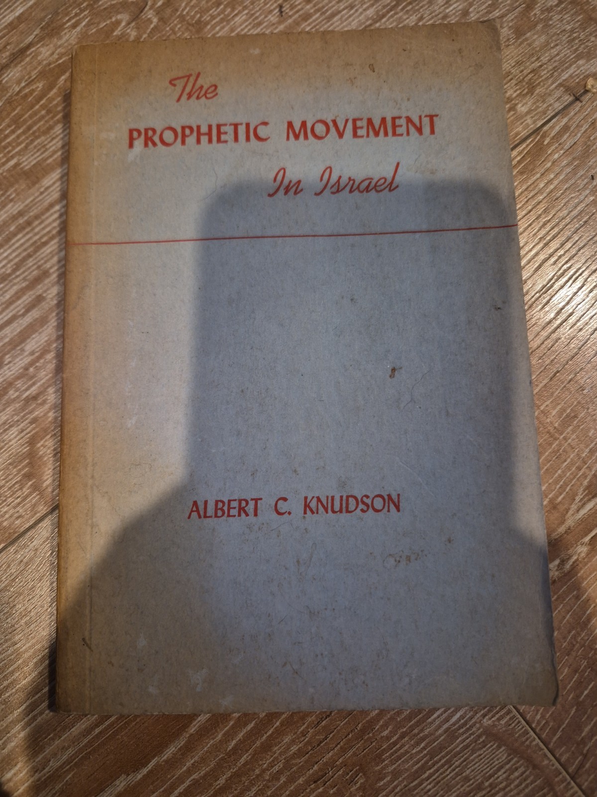 the prophetic movement in israel by Albert C Knudson paperback