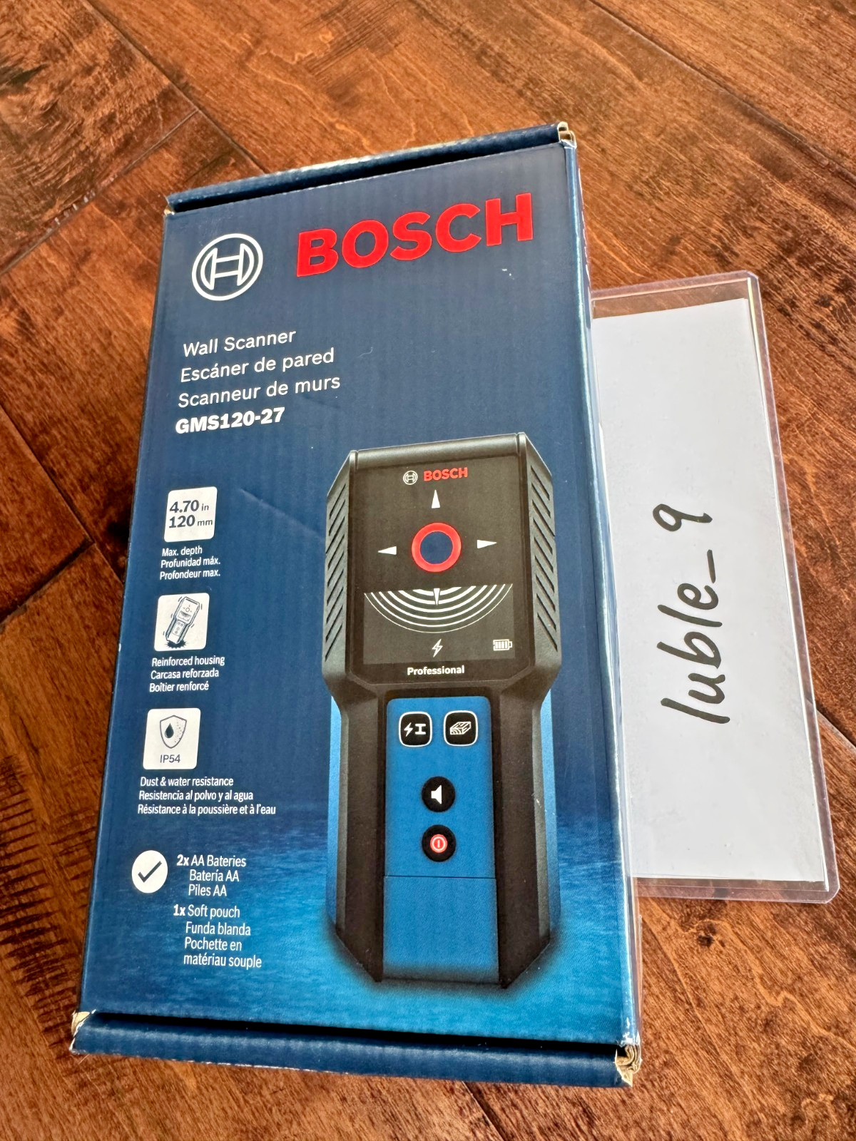 Bosch 4-in Scan Depth Electric/Metal/Wood Finder GMS120-27 _ Brand New Sealed