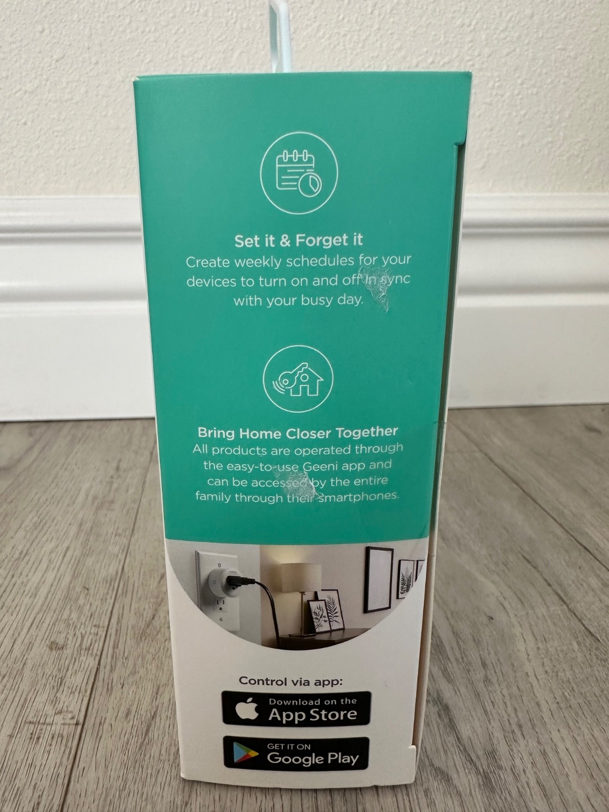 tiHome Flow Smart Plug - WiFi Indoor Plug 2-Pack - Compatible w/ Alexa & Google
