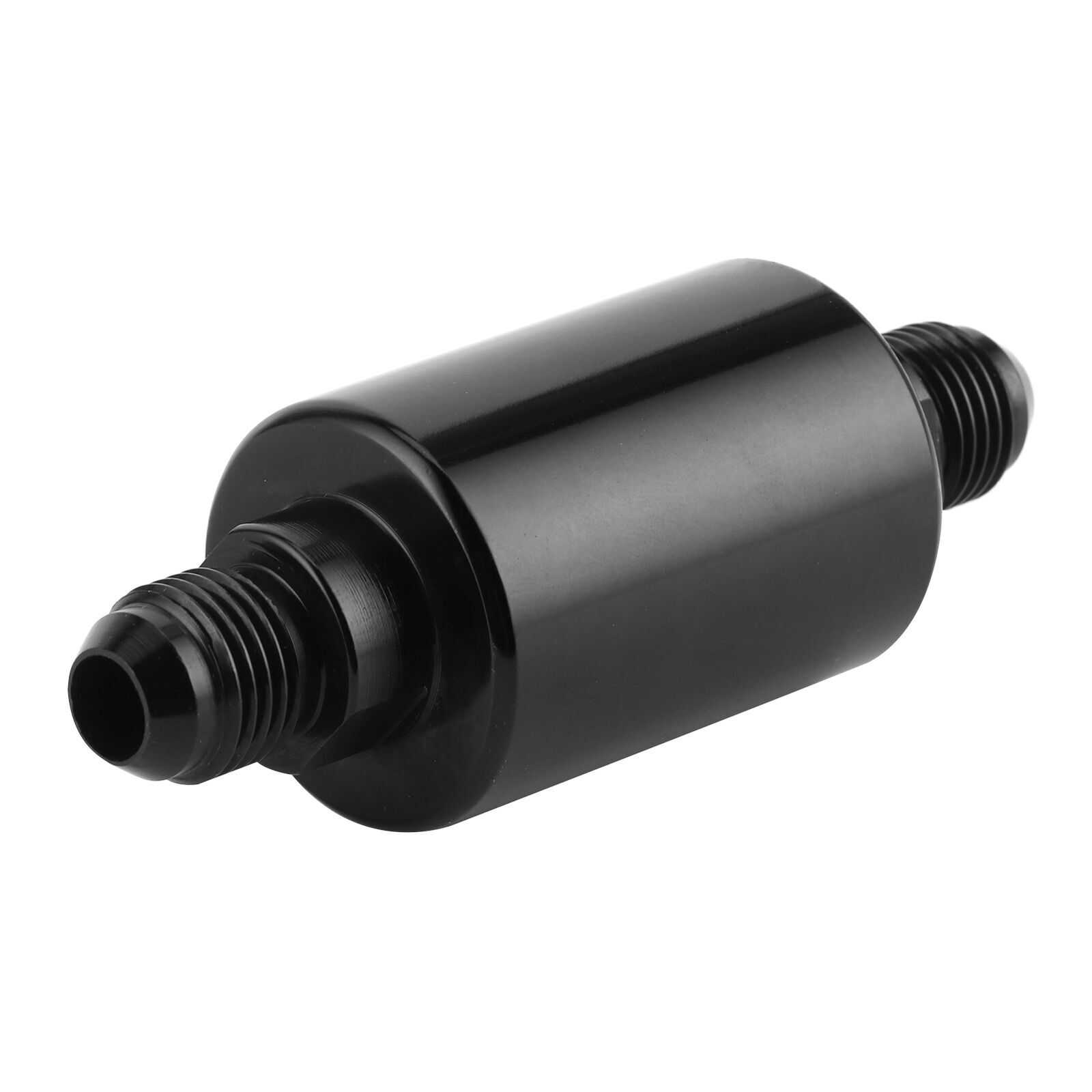 6AN Fuel Filters Removable and Replaceable Black Anodized Aluminum