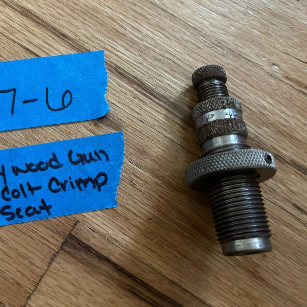 Hollywood .357 Reloading Dies, Full Length Sizer & Collet Crimp, S7-6