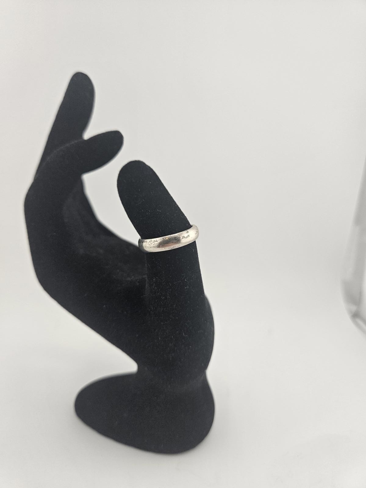 Vintage Sterling Silver Wedding Band Ring Size 8