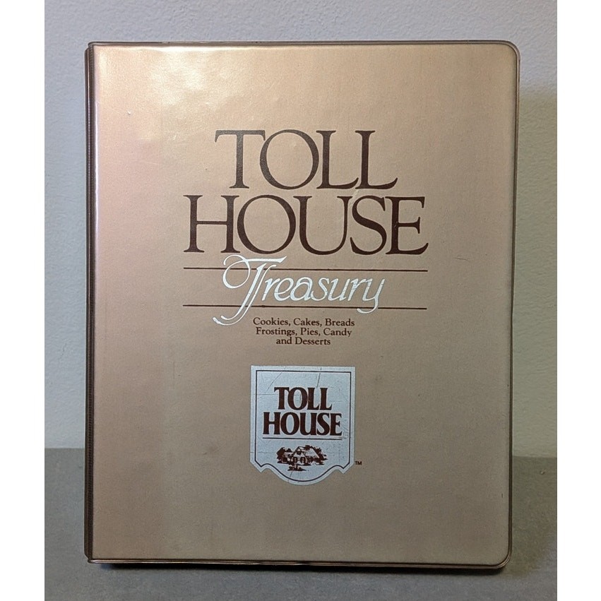 Tollhouse Treasury 3 Ring Binder Cookbook Vintage 1986