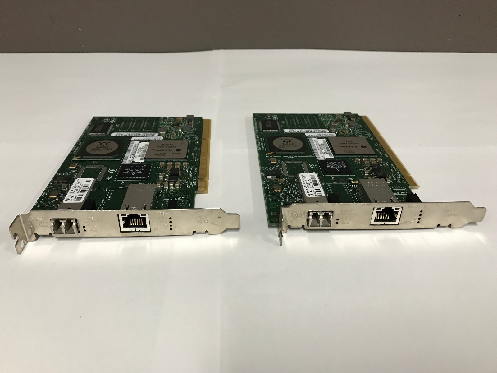 2x HP PCI-X 2GB 2-Port Fibre Channel 1000BaseT Adapter A9784BX