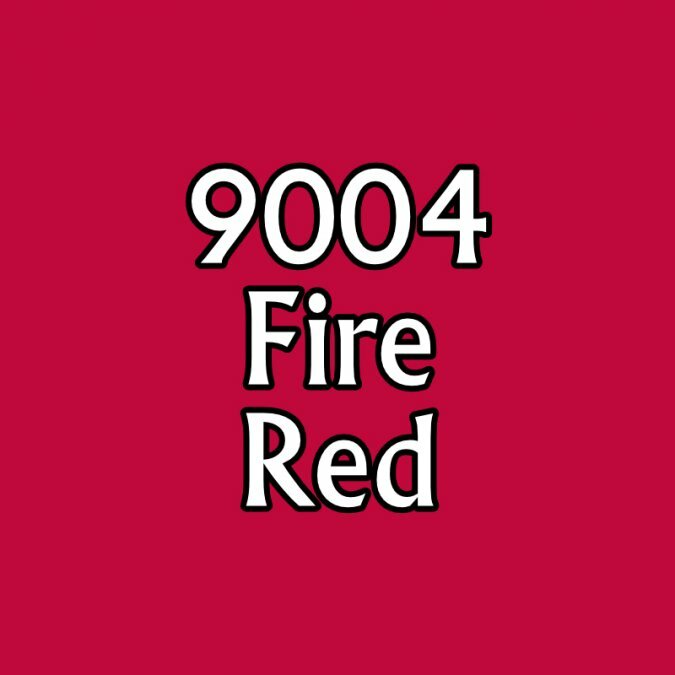 FIRE RED Reaper Miniatures Master Series Paints REM09004 (0.5 oz Bottle)