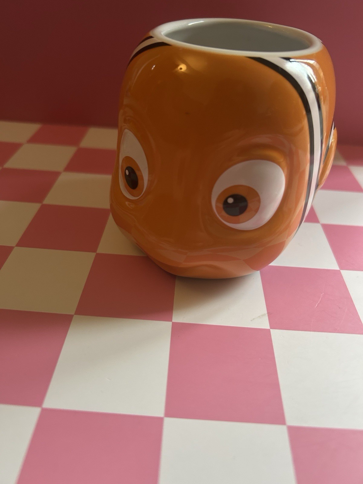 Disney Store Finding Nemo Clownfish Mug Cup 3D Pixar fish