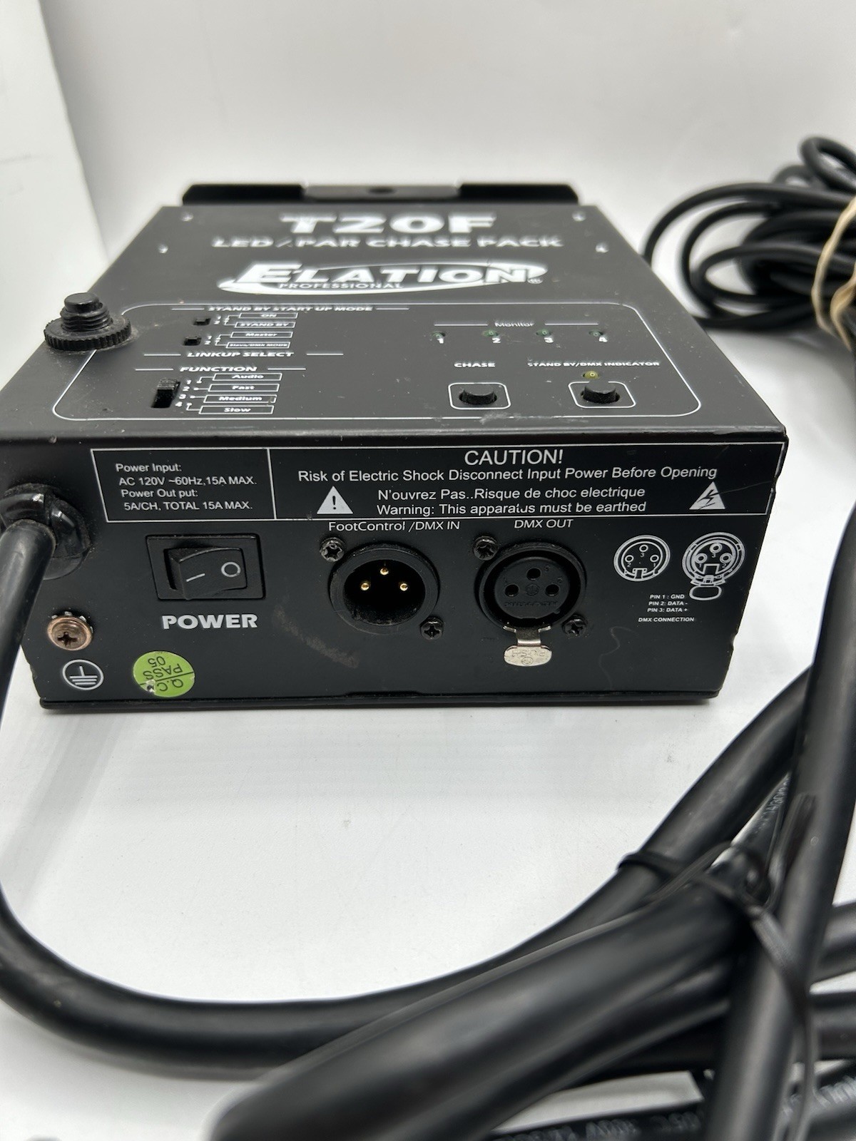Elation Professional T20F LED/PAR Chase Pack DMX Controller Stage Light Pedal