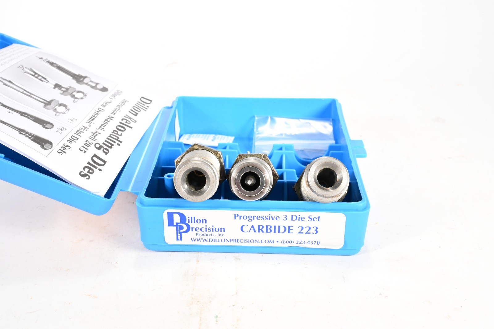 Dillon Precision 223 Remington Carbide Reloading Die Set 10096