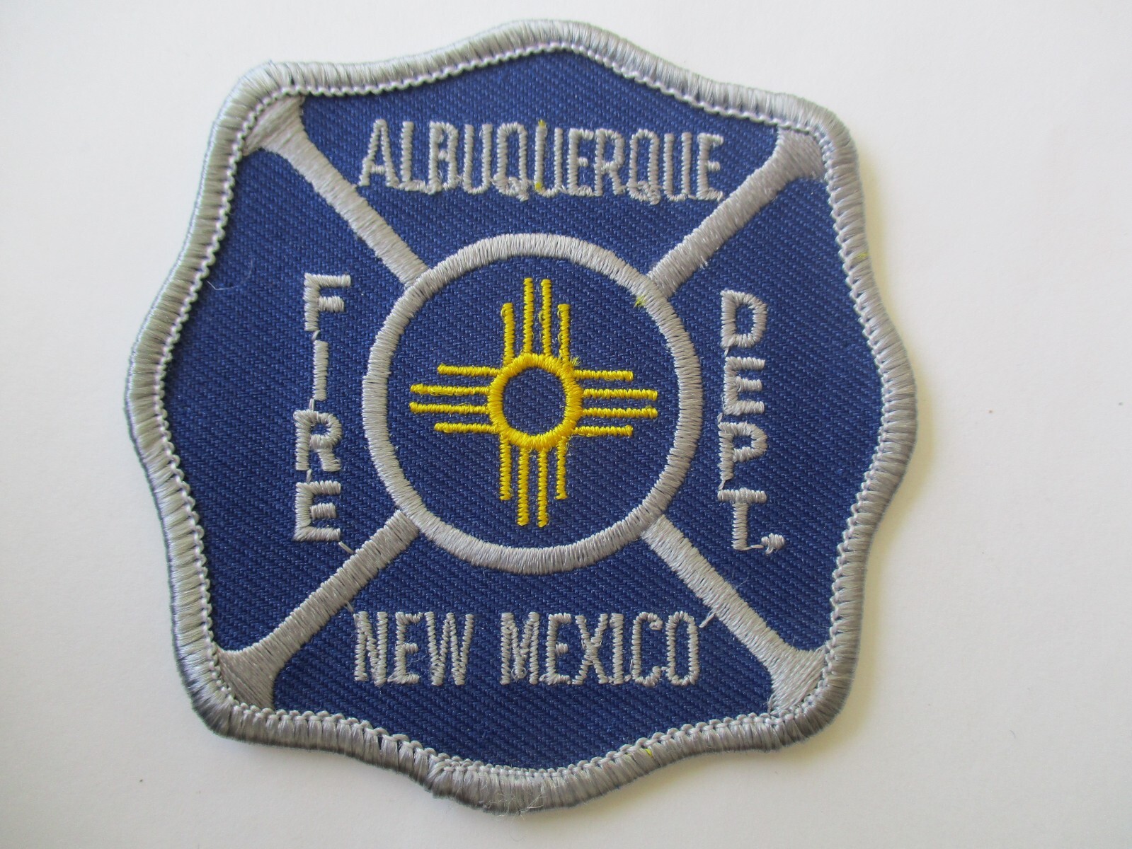 Albuquerque Fire Department New Mexico Fire Patch (3.5"x3.5") -