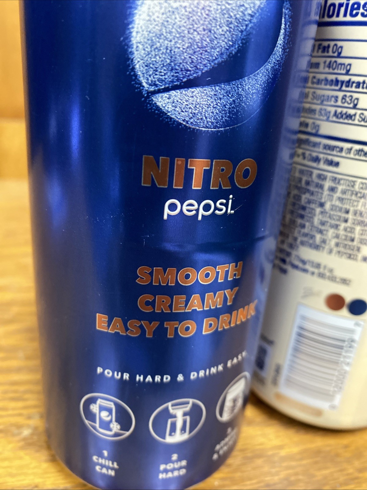 *New* Pepsi- Nitro Draft Cola and Vanilla Draft Cola ( 2 - 13.65 Cans) 2022